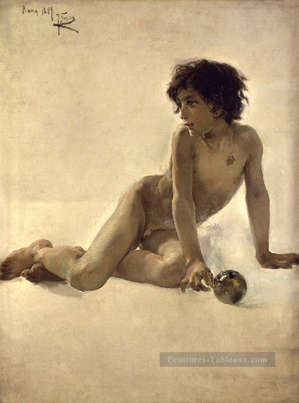 Le peintre Joaquin Sorolla Nu impressionniste Peintures à l'huile